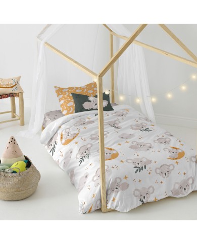 Set di copripiumino HappyFriday Moshi Moshi Baby Koala Multicolore Singolo 2 Pezzi Set di copripiumino HappyFriday Moshi Moshi Baby Koala Multicolore Singolo 2 Pezzi