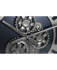 Orologio da Parete Home ESPRIT Champagne Metallo Cristallo 80 x 10 x 80 cm