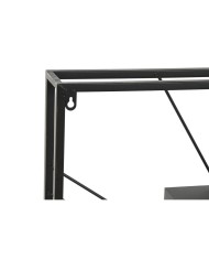 Orologio da Parete Home ESPRIT Nero Dorato Metallo Cristallo 80 x 8 x 80 cm