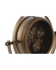 Orologio da Tavolo Home ESPRIT Dorato Metallo Cristallo 36 X 19 X 41 cm