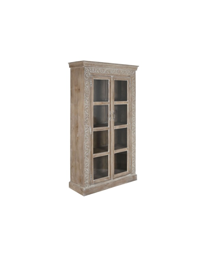 Stand Espositore Home ESPRIT Bianco Legno di mango 120 X 44 X 210 cm