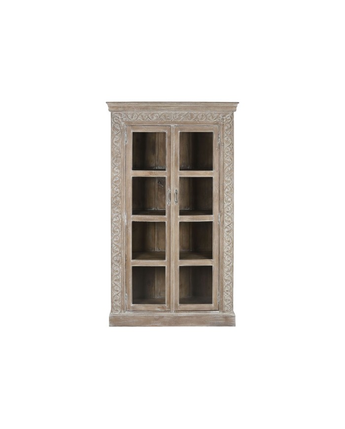 Stand Espositore Home ESPRIT Bianco Legno di mango 120 X 44 X 210 cm