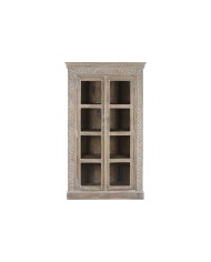Stand Espositore Home ESPRIT Bianco Legno di mango 120 X 44 X 210 cm