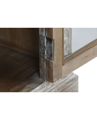 Stand Espositore Home ESPRIT Bianco Legno di mango 120 X 44 X 210 cm