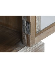 Stand Espositore Home ESPRIT Bianco Legno di mango 120 X 44 X 210 cm