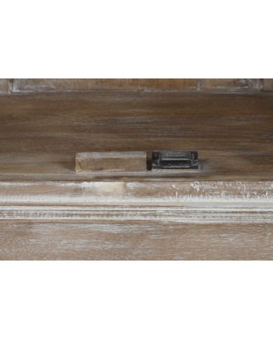 Stand Espositore Home ESPRIT Bianco Legno di mango 120 X 44 X 210 cm