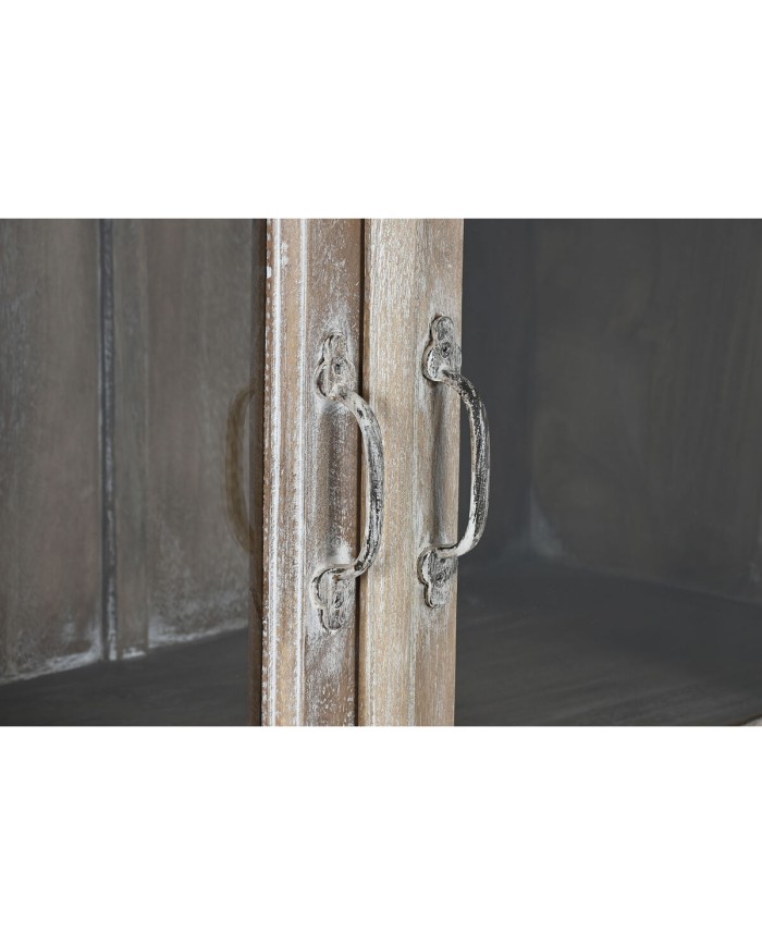 Stand Espositore Home ESPRIT Bianco Legno di mango 120 X 44 X 210 cm