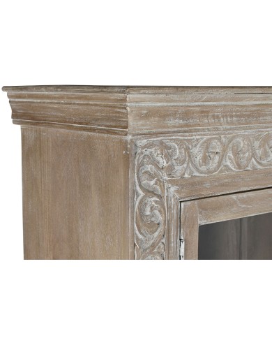 Stand Espositore Home ESPRIT Bianco Legno di mango 120 X 44 X 210 cm