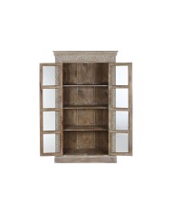 Stand Espositore Home ESPRIT Bianco Legno di mango 120 X 44 X 210 cm