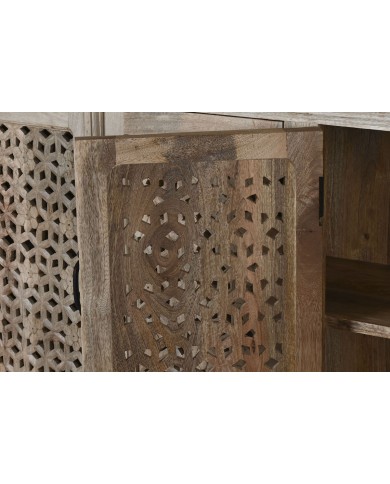 Credenza Home ESPRIT Naturale Legno di mango 185 X 40 X 100 cm