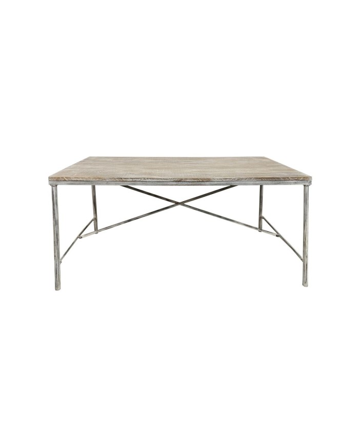Tavolo da Pranzo Home ESPRIT Bianco Ferro Legno di mango 160 X 90 X 80 cm