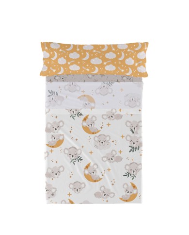 Set di Lenzuola HappyFriday Moshi Moshi Baby koala Multicolore Singolo 2 Pezzi Set di Lenzuola HappyFriday Moshi Moshi Baby koala Multicolore Singolo 2 Pezzi