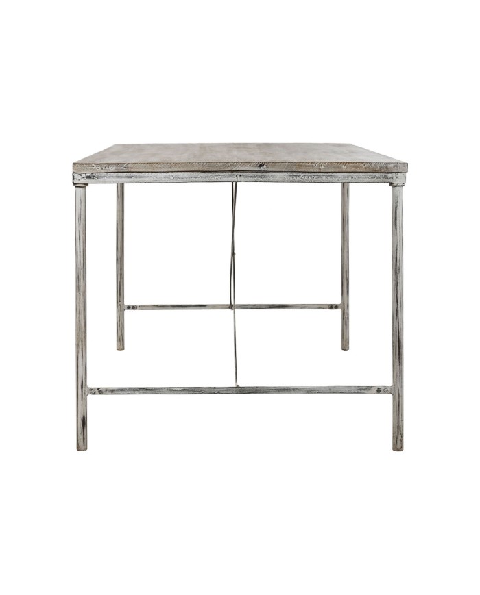 Tavolo da Pranzo Home ESPRIT Bianco Ferro Legno di mango 160 X 90 X 80 cm