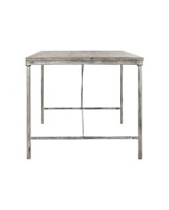 Tavolo da Pranzo Home ESPRIT Bianco Ferro Legno di mango 160 X 90 X 80 cm