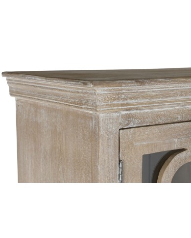 Stand Espositore Home ESPRIT Bianco Legno di mango 120 X 50 X 210 cm