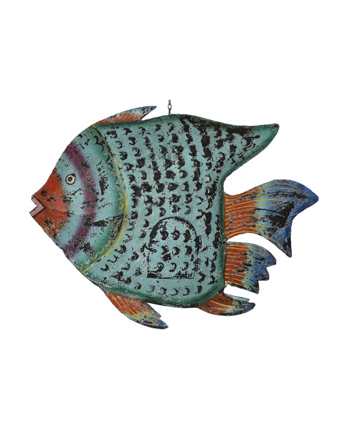 Statua Decorativa Home ESPRIT Multicolore Pesce 108 X 16 X 80 cm Statua Decorativa Home ESPRIT Multicolore Pesce 108 X 16 X 80 cm