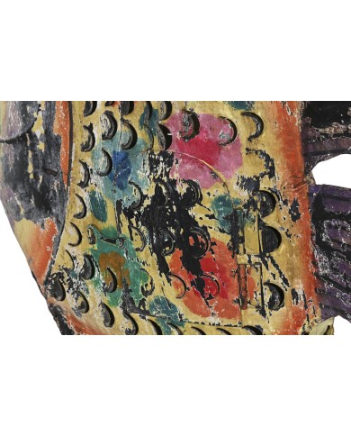 Statua Decorativa Home ESPRIT Multicolore Pesce 80 X 12 X 60 cm