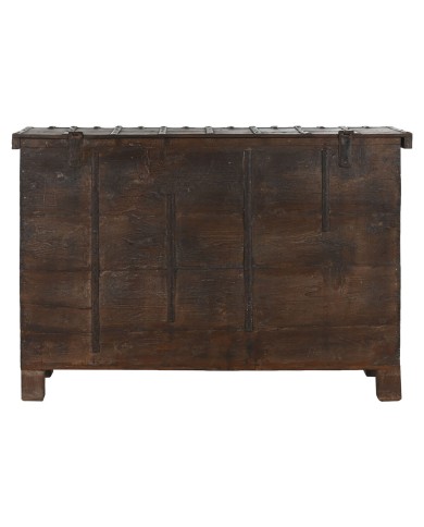 Forziere Home ESPRIT Marrone Ferro teak 137 x 44 x 98 cm