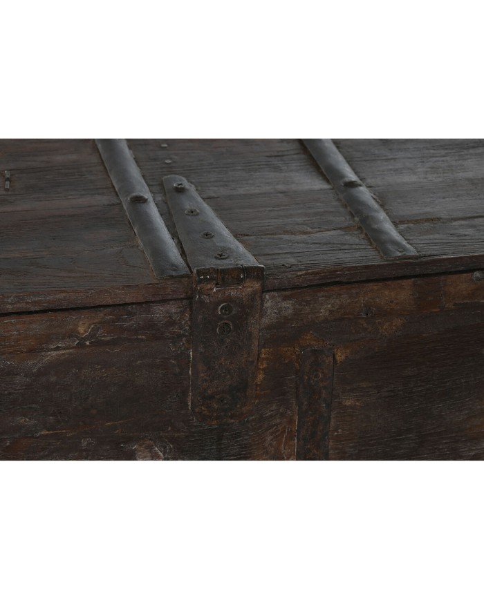 Forziere Home ESPRIT Marrone Ferro teak 137 x 44 x 98 cm Forziere Home ESPRIT Marrone Ferro teak 137 x 44 x 98 cm