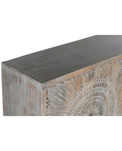 Credenza Home ESPRIT Bianco Legno di mango 180 X 40 X 96 cm