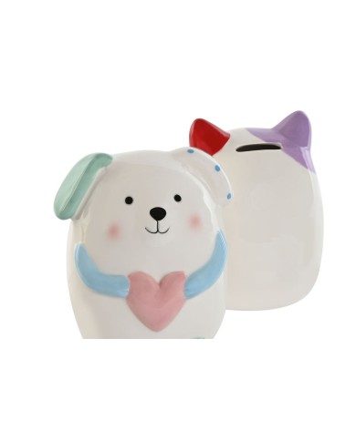 Salvadanaio Home ESPRIT Dolomite 13 x 12 x 19 cm (2 Unità)