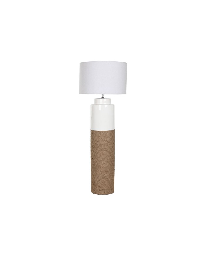 Lampada da Terra Home ESPRIT Bianco Marrone 220 V 50 X 50 X 139,5 cm