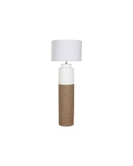 Lampada da Terra Home ESPRIT Marrone Beige 220 V 50 X 50 X 124,5 cm