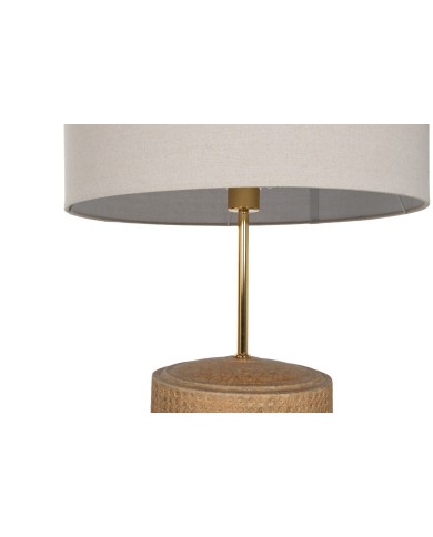 Lampada da Terra Home ESPRIT Marrone Beige 220 V 50 X 50 X 124,5 cm Lampada da Terra Home ESPRIT Marrone Beige 220 V 50 X 50 X 124,5 cm