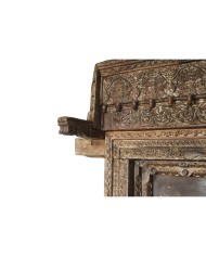 Statua Decorativa da Giardino Home ESPRIT Marrone teak 120 X 46 X 190 cm Con porta