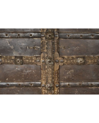 Statua Decorativa da Giardino Home ESPRIT Marrone teak 120 X 46 X 190 cm Con porta Statua Decorativa da Giardino Home ESPRIT Marrone teak 120 X 46 X 190 cm Con porta