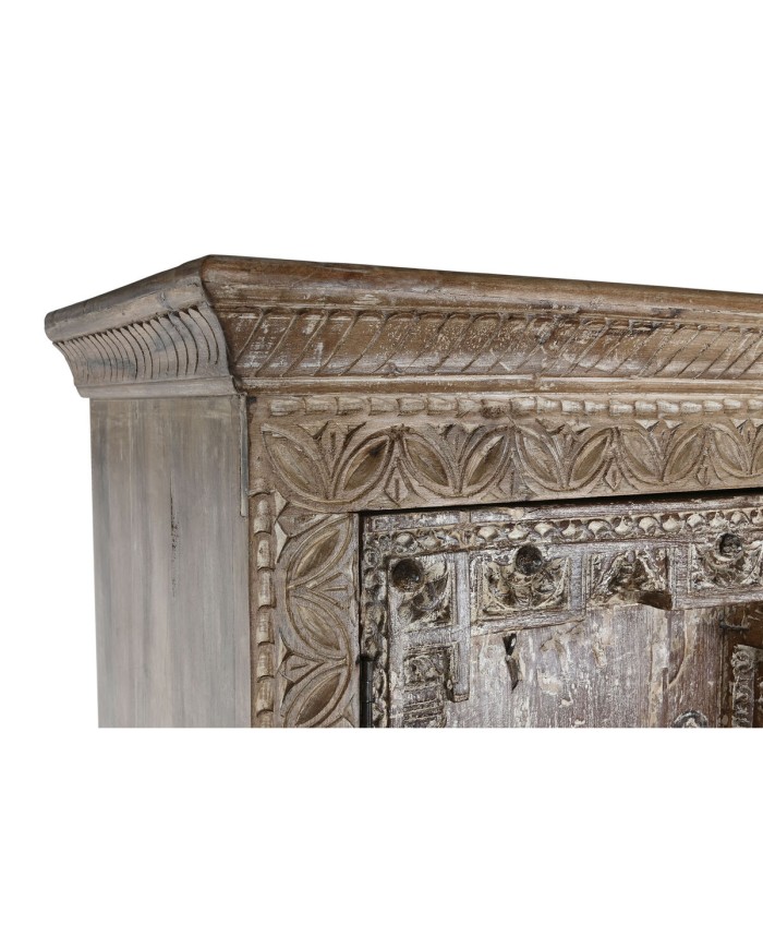 Armadio Home ESPRIT Naturale teak 122 X 51 X 216 cm