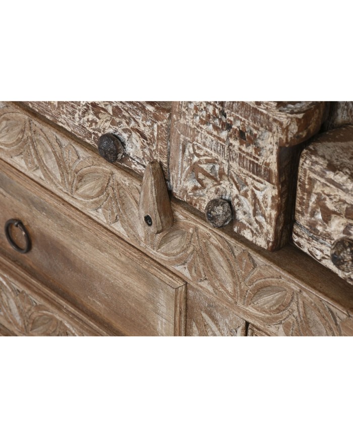 Armadio Home ESPRIT Naturale teak 122 X 51 X 216 cm