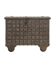 Forziere Home ESPRIT Naturale teak Pezzo unico 118 X 66 X 87 cm Forziere Home ESPRIT Naturale teak Pezzo unico 118 X 66 X 87 cm