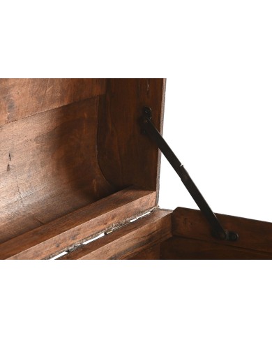 Set di Bauli Home ESPRIT Marrone Beige Poliestere Legno 60 x 37 x 24 cm