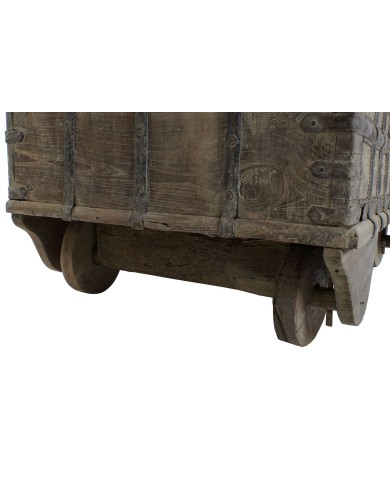 Forziere Home ESPRIT Naturale teak Pezzo unico 118 X 66 X 87 cm