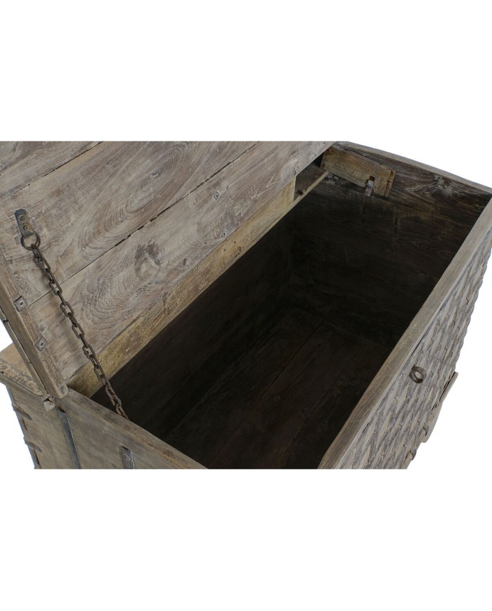 Forziere Home ESPRIT Naturale teak Pezzo unico 118 X 66 X 87 cm Forziere Home ESPRIT Naturale teak Pezzo unico 118 X 66 X 87 cm