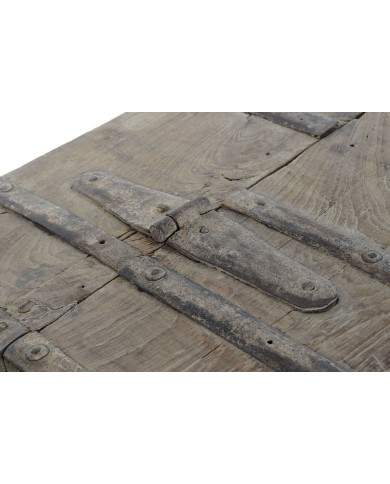 Forziere Home ESPRIT Naturale teak Pezzo unico 118 X 66 X 87 cm