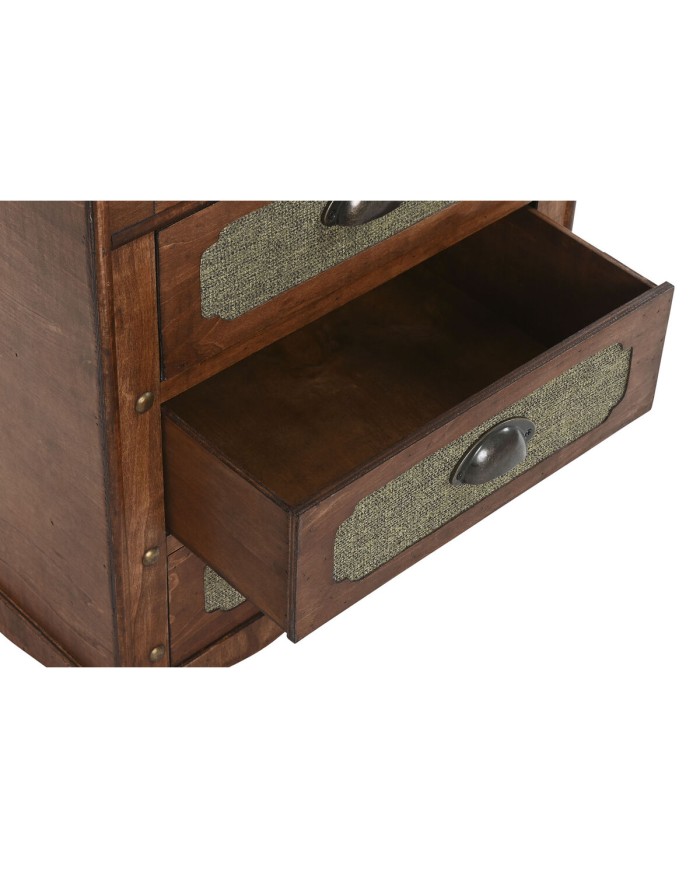 Cassettiera Home ESPRIT Verde Multicolore Tropicale 45 x 35 x 71,5 cm Cassettiera Home ESPRIT Verde Multicolore Tropicale 45 x 35 x 71,5 cm