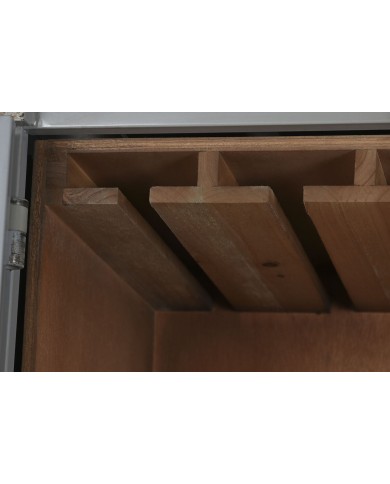 Portabottiglie Home ESPRIT Blu cielo 76,5 x 41 x 157,5 cm