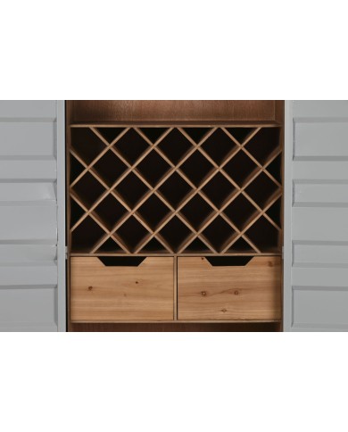 Portabottiglie Home ESPRIT Blu cielo 76,5 x 41 x 157,5 cm