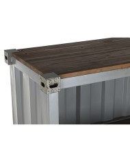 Scaffale Home ESPRIT Grigio Blu cielo Metallo Legno MDF 87 x 44 x 168,5 cm