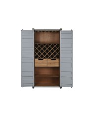 Portabottiglie Home ESPRIT Blu cielo 76,5 x 41 x 157,5 cm