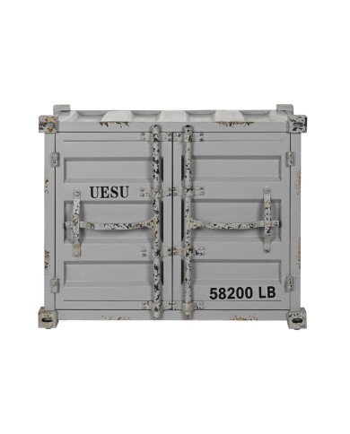 Portabottiglie Home ESPRIT Grigio Blu cielo 77 x 41 x 64 cm