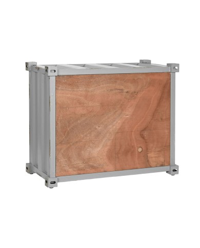 Portabottiglie Home ESPRIT Grigio Blu cielo 77 x 41 x 64 cm