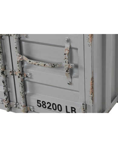 Portabottiglie Home ESPRIT Grigio Blu cielo 77 x 41 x 64 cm