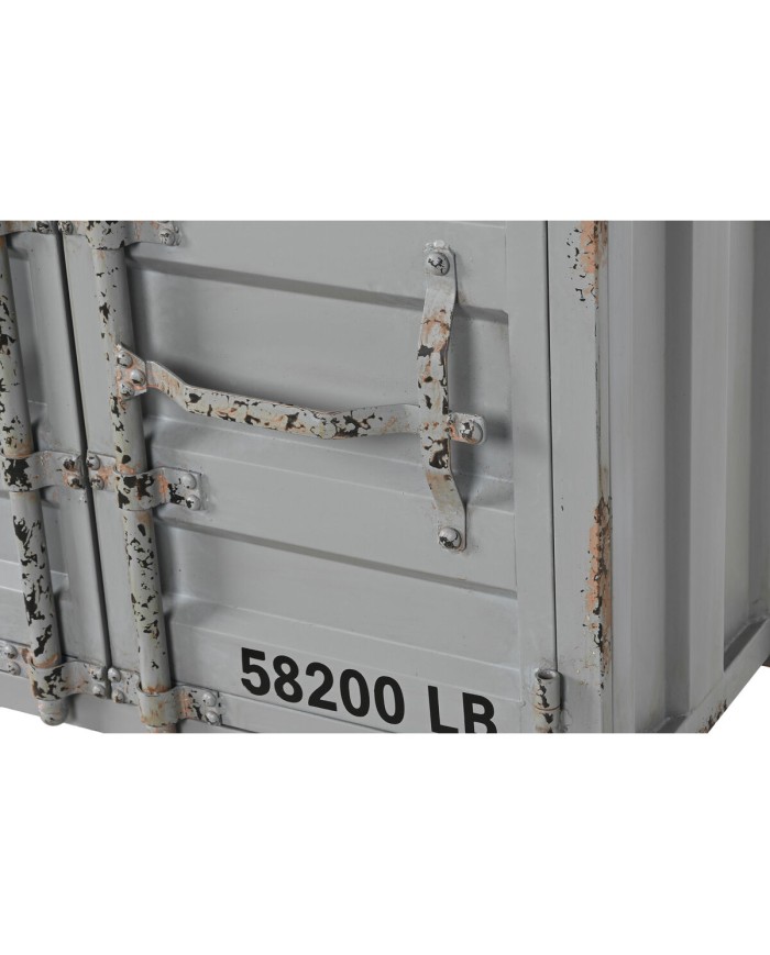 Portabottiglie Home ESPRIT Grigio Blu cielo 77 x 41 x 64 cm Portabottiglie Home ESPRIT Grigio Blu cielo 77 x 41 x 64 cm