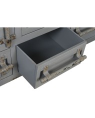 Armadio Home ESPRIT Container Blu cielo Metallo 112 x 46 x 174 cm