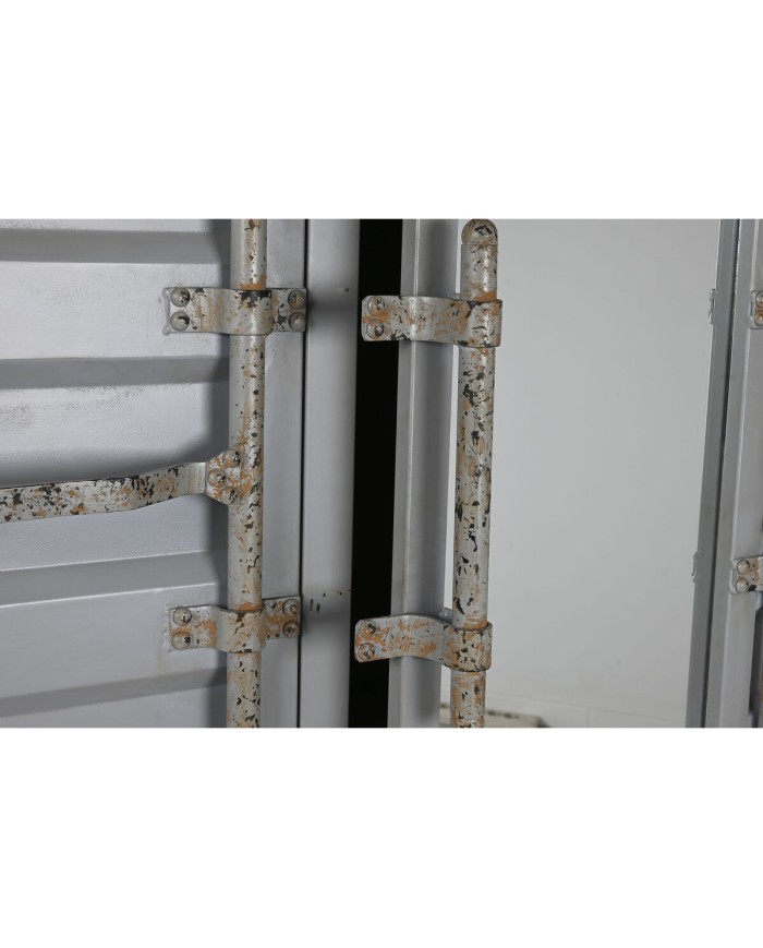 Armadio Home ESPRIT Container Blu cielo Metallo 112 x 46 x 174 cm