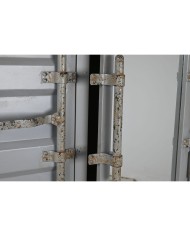 Armadio Home ESPRIT Container Blu cielo Metallo 112 x 46 x 174 cm