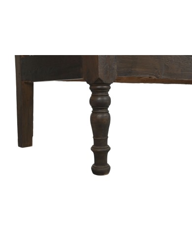 Panca Home ESPRIT Marrone scuro teak 196 x 68 x 82 cm Panca Home ESPRIT Marrone scuro teak 196 x 68 x 82 cm